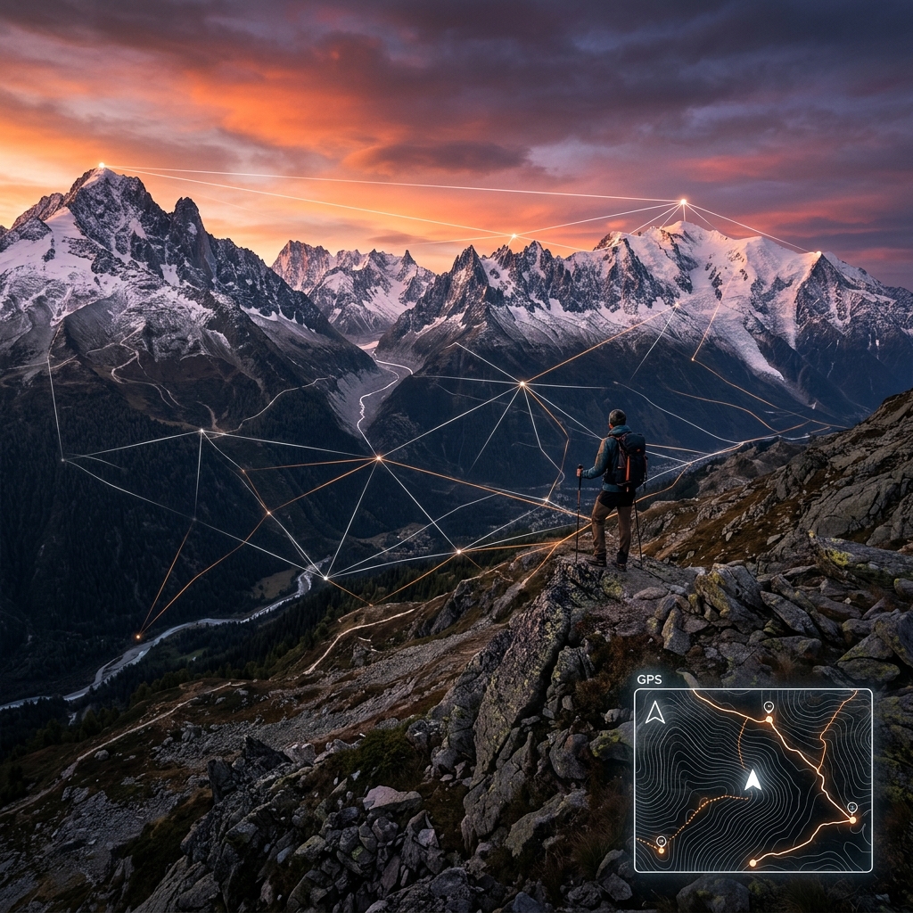 Copertura rete mesh in montagna